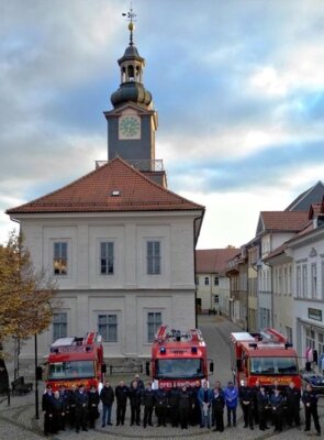 Neue Einsatzfahrzeuge für die freiwillige Feuerwehr der Stadt Greußen (Bild vergrößern)
