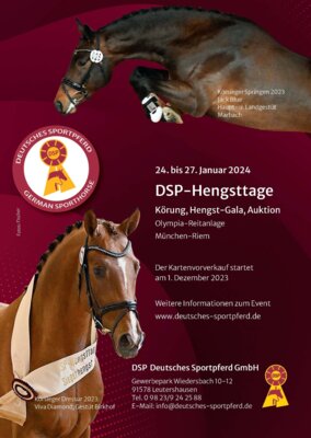 Foto zur Meldung: Zulassung DSP-Hengsttage 2024 (München)