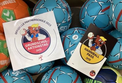 Foto zur Meldung: Handball-Aktionstage an der Grundschule am Sommerberg
