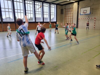 Schulinternes Handballturnier der Jungen (Bild vergrößern)