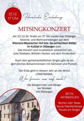 Mitsingkonzert am 22.12.2024 um 17 Uhr (Bild vergr&ouml;&szlig;ern)