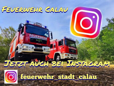 Meldung: Feuerwehr Calau jetzt auch bei Instagram