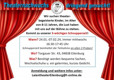 Theater-Schnupperzeit