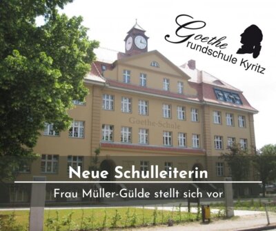 Foto zur Meldung: Frau Müller-Gülde ist neue Schulleiterin