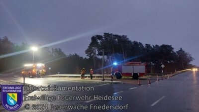 Meldung: Einsatz 2/2024 | 200m Ölspur | BAB 12 AS Friedersdorf -  AD Spreeau