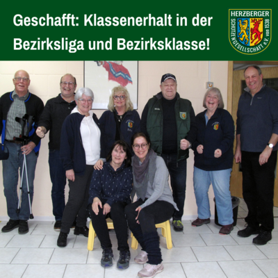 Klassenerhalt in der Bezirksliga und Bezirksklasse Harz