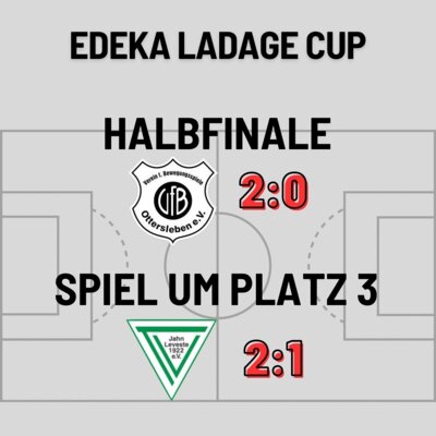 Ergebnis vom Edeka Ladage Cup (Bild vergrößern)