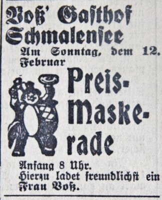 Preismaskerade im Gasthof Voß, SKTB 06.02.1939