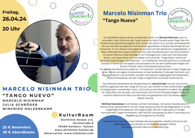 Marcelo Nisinman Trio (Bild vergrößern)