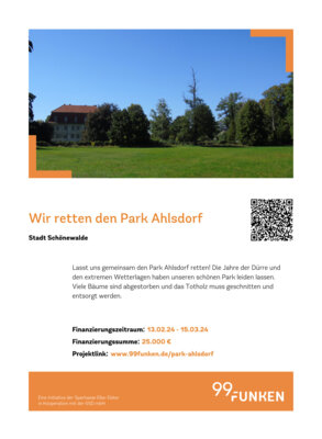 Foto zur Meldung: Wir retten den Park Ahlsdorf