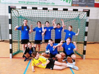 Foto zur Meldung: „Jugend trainiert für Olympia“ Handball weiblich