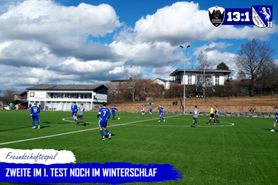 Foto zur Meldung: Testspiel: SG Wirsberg/Kupferberg - FC Vorwärts II 13:1