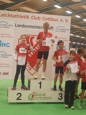 Foto zur Meldung: Starke Leistungen bei Landesmeisterschaft in Cottbus