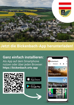 Meldung: Start der Bickenbach-App