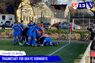 Foto zur Meldung: 23.Spieltag LL: SV Unterreichenbach - FC Vorwärts  1:3