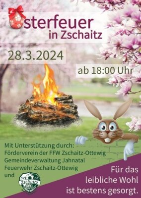 Osterfeuer Zschaitz - Gründonnerstag, 28.03.2024