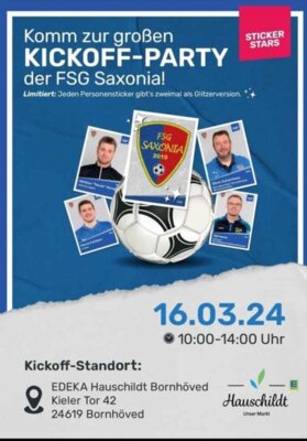 FSG Saxonia Sammelalbum - Kickoff am 16.03.2024