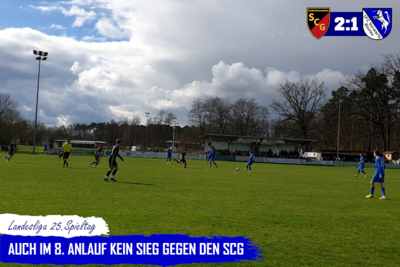 25.Spieltag LL: SC Großschwarzenlohe - FC Vorwärts 2:1 (Bild vergrößern)
