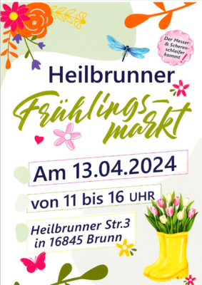 Heilbrunner Frühlingsmarkt am 13.04.2024
