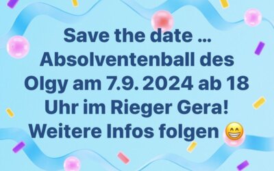 Absolventenball - Save the date!