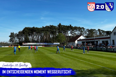 Foto zur Meldung: 28.Spieltag LL: FSV Stadeln - FC Vorwärts 2:0