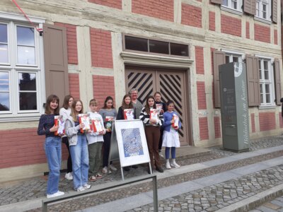 Foto zur Meldung: Vorlesewettbewerb: Bezirksausscheid in Wittstock mit Wusterhausener Schülerin