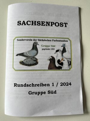 Aktive Gruppe Süd mit neuer Sachsenpost (Bild vergrößern)