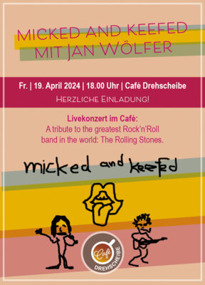 Meldung: Lifekonzert im Café: micked and keefed mit Jan Wölfer