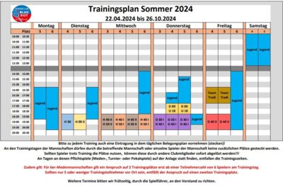Trainingsplan 2024 (Bild vergrößern)