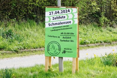 Die Landjugendgruppe Schmalensee lädt zur Zeltfete am 27.04.2024