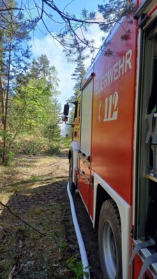 Einsatzbericht 19/2024 - 13.05.2024 - B2 Waldbrand, Schleife