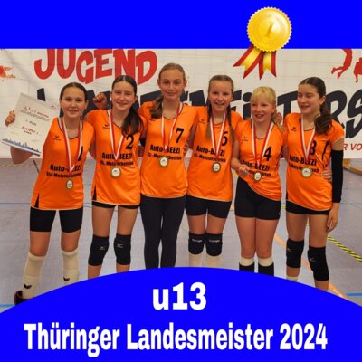 u13 = Thüringer Landesmeister 2024