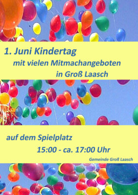 Gross Laasch - Kindertag auf dem Spielplatz