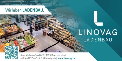 Neuer Sponsor beim JFV " LINOVAG - LADENBAU "