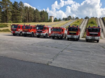 +++ 1. Geländefahrtraining auf der Verkehrs-Versuchsanlage in Horstwalde erfolgreich absolviert +++ (Bild vergrößern)