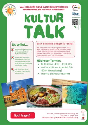 Kulturtalk im "Domizil" am 12.06.2024