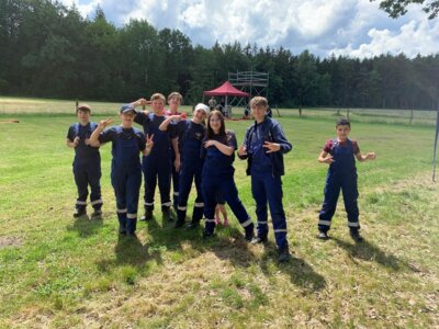 Wettbewerbe der Jugendfeuerwehr (Bild vergrößern)