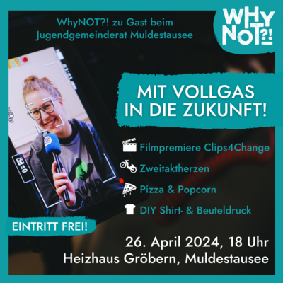 Meldung: Kurzfilmabend  - mit Vollgas in die Zukunft!