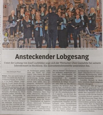 Gelungene Jahreskonzerte in Kempten und Wertach