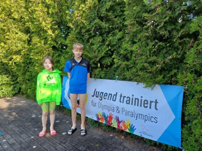 Erfolg beim Schwimmwettkampf