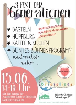 Foto zur Meldung: „Bülow-Beatz“ beim Brieselanger Fest der Generationen