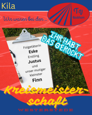 Kreismeisterschafte Westerstede am 09.06.2024