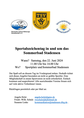 Sportabzeichentag am 22.06.2024