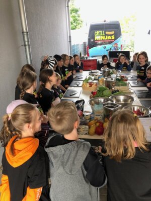 Foto zur Meldung: Die Grill-Ninjas waren da!