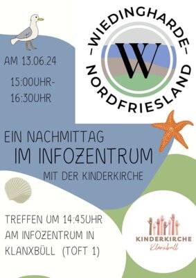Kinderkirche zu Gast im Infozentrum Wiedingharde (Bild vergrößern)