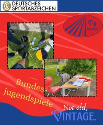 Fleißige Helfer vom Sportabzeichen Team bei den Bundesjugendspielen der Grundschule