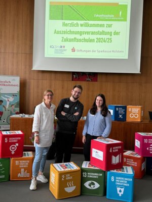 v. l. Frau Konopatzki, Herr Ratay, Frau Richter (Bild vergrößern)