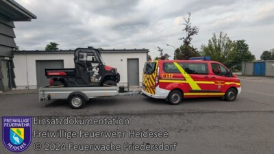 Einsatz 40/2024 | Anforderung UTV | Zeuthen Dorfstraße (Bild vergrößern)