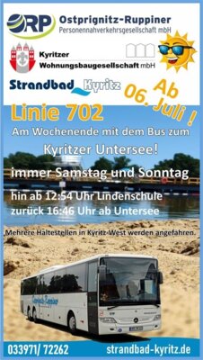 Auch am Wochenende mit dem Bus im Sommer zum Untersee