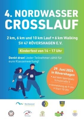 Meldung: Sei dabei beim Nordwasser-Crosslauf in Rövershagen - MORGEN!